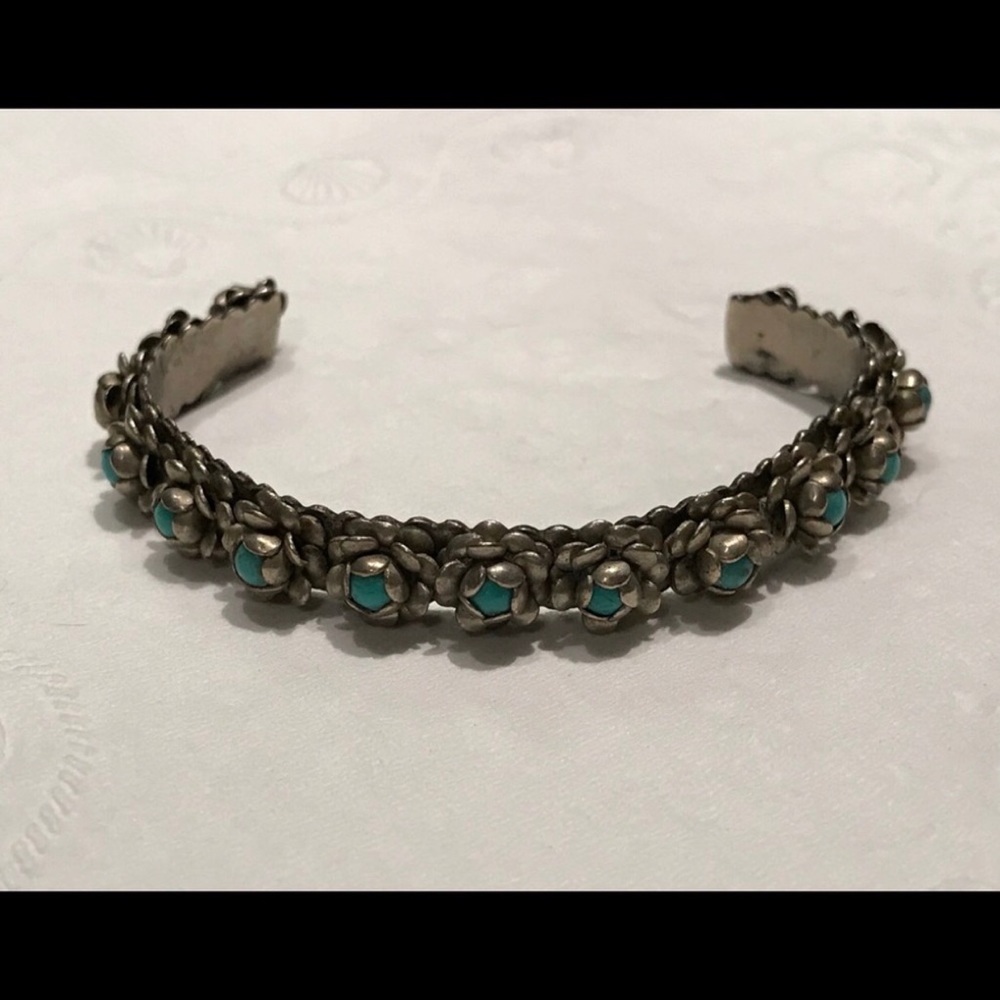 Turquoise and Silver Bracelet